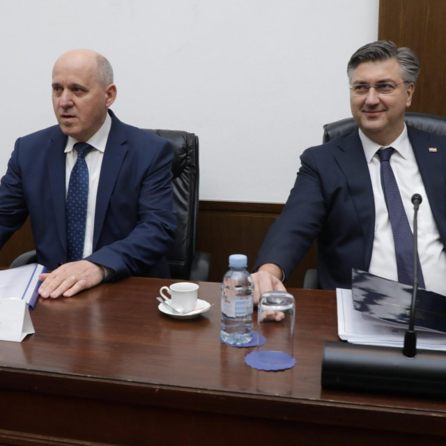 Branko Bačić i Andrej Plenković
 