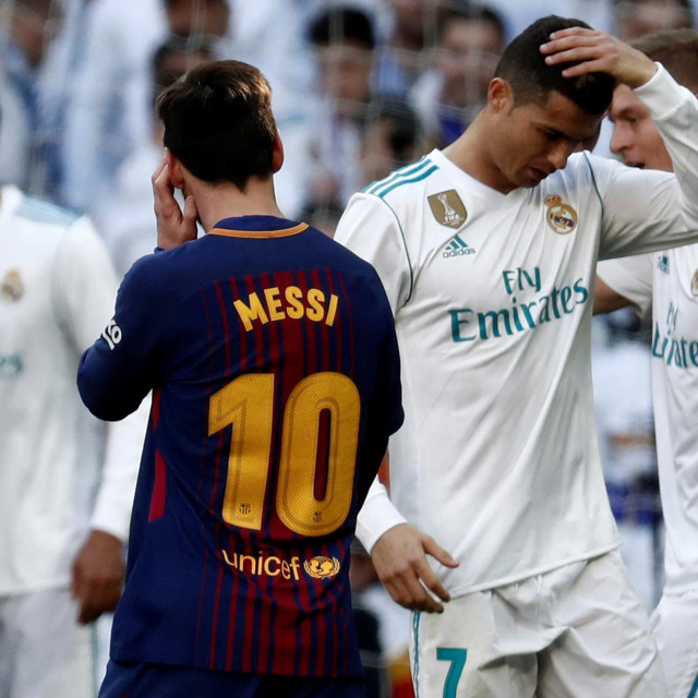 Messi i C.Ronaldo iz doba dvoboja u dresovima Barcelone i Reala