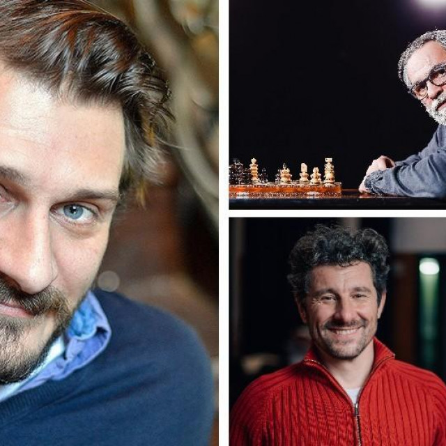 Frano Mašković, Filip Šovagović i Dušan Bućan