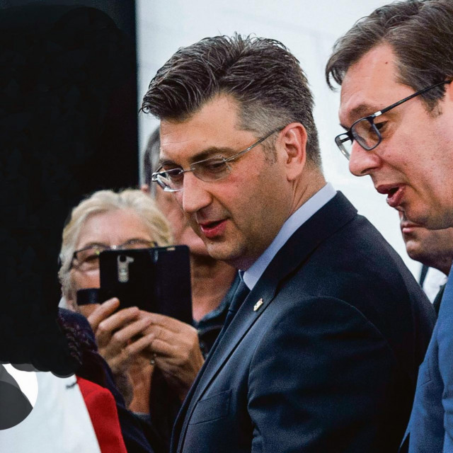 Andrej Plenković i Aleksandar Vučić