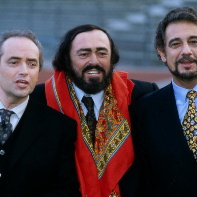 Tri tenora 1995. Jose Carreras, Luciano Pavarotti, Placido Domingo