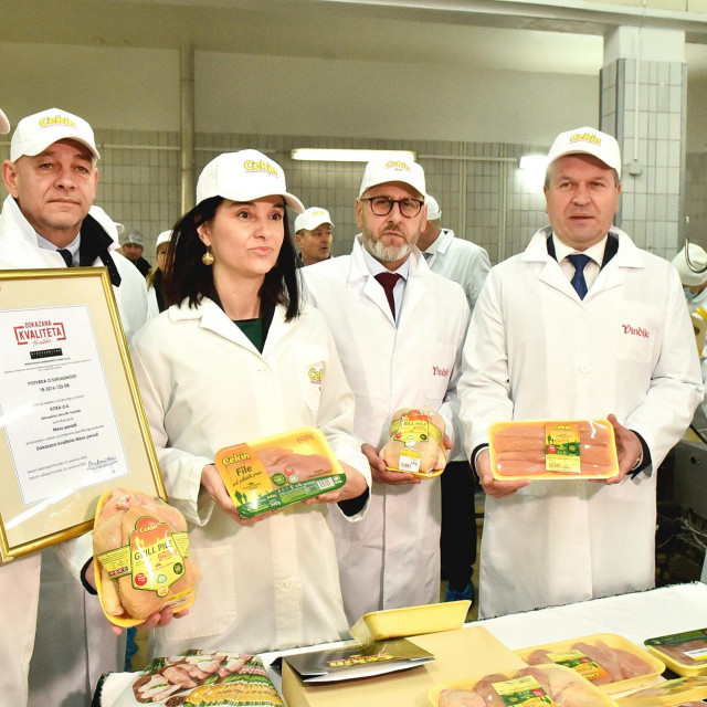 Cekinu dodijeljen certifikat ‘Dokazana kvaliteta za meso peradi‘