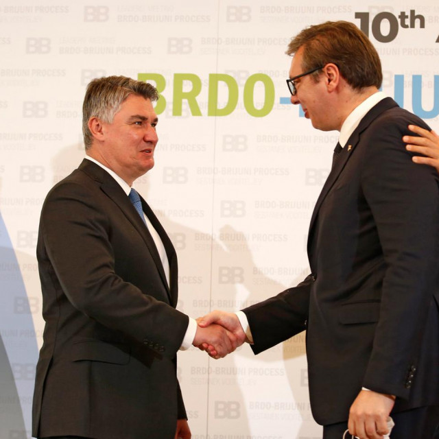Zoran Milanović i Aleksandar Vučić