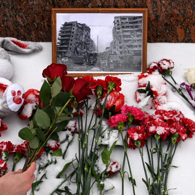 Cvijeće za stradale u Moskvi