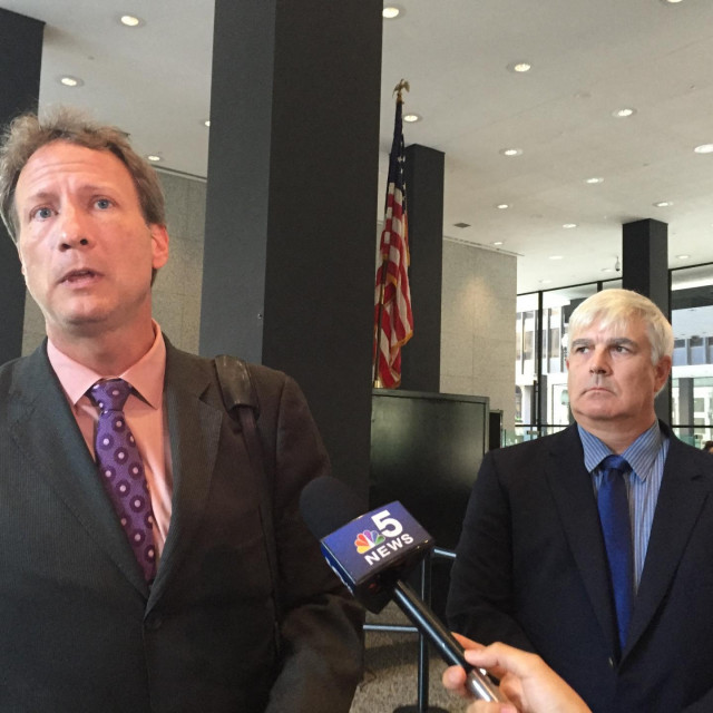 William Zieske i Robert Fletcherna na sudu u Chicagu prije pet godina