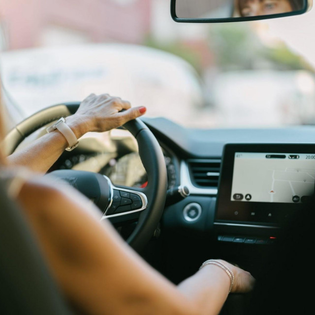 Vozačica, ilustracija