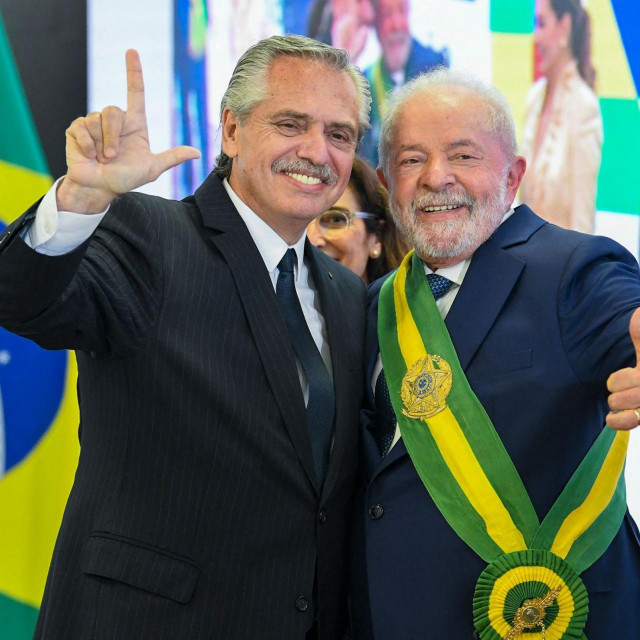 Alberto Fernandez i Luiz Inacio Lula da Silva
