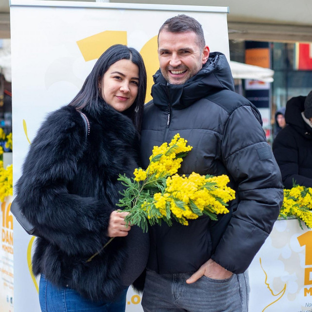 Olimpijac Mario Vekić i supruga
