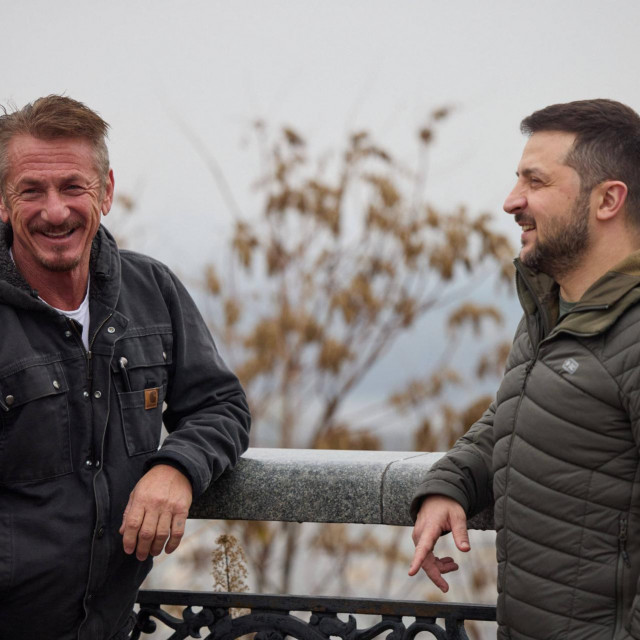 Sean Penn i Volodimir Zelenski