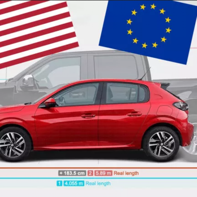 Peugeot 208 i Ford F-150