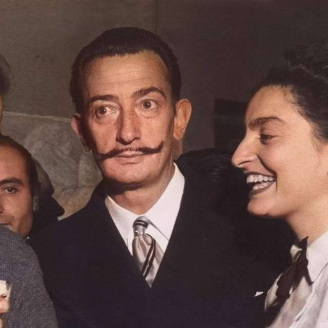 Eva Fischer i Salvador Dali