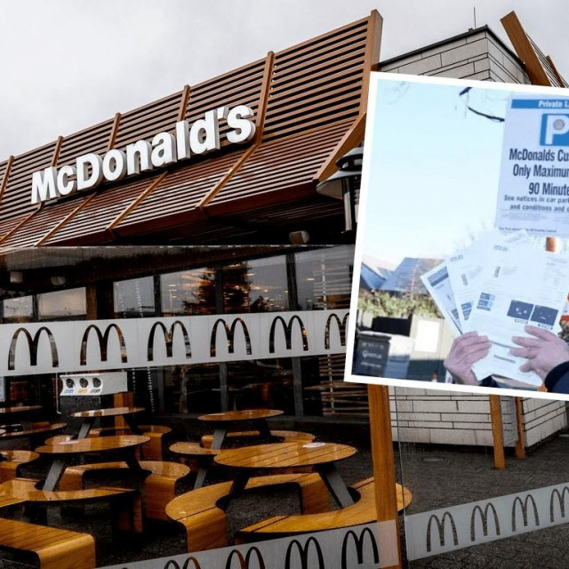 McDonald‘s restoran (ilustracija)