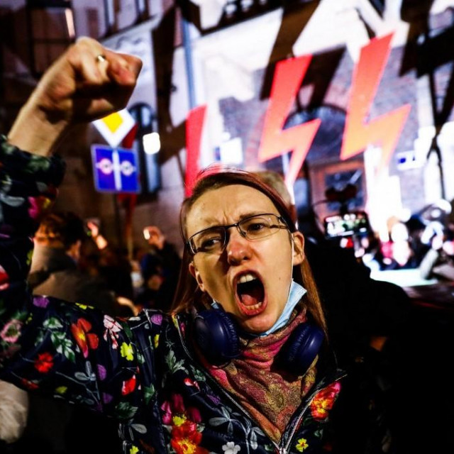 Prosvjed u Poljskoj protiv zabrane pobačaja