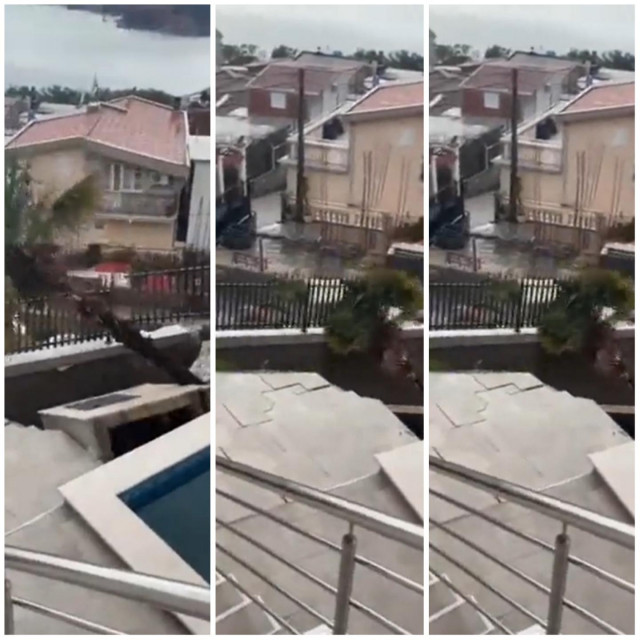 Urušavanje terase u Sutomoru