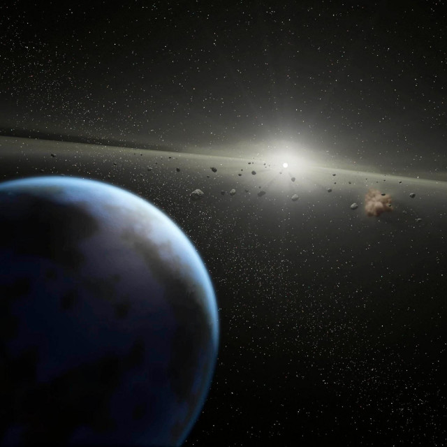 Asteroid, ilustracija