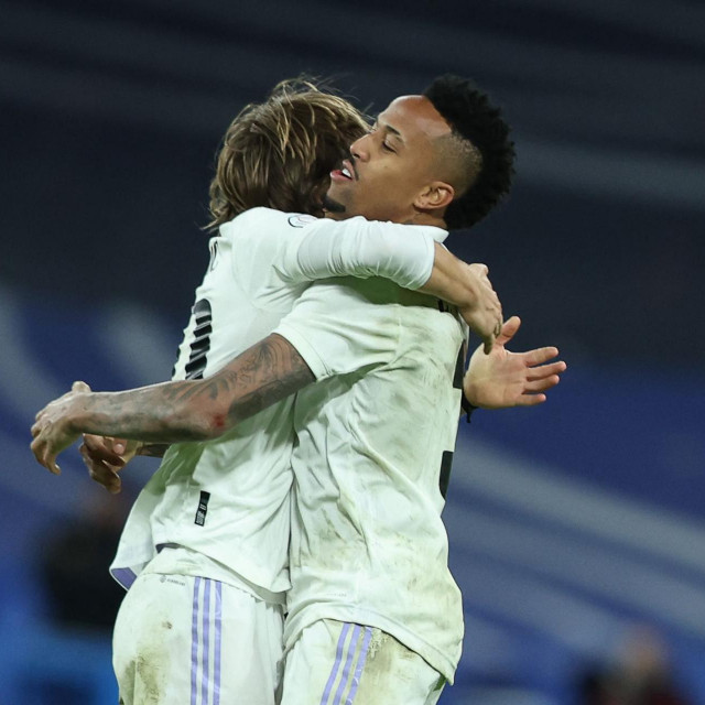 Luka Modrić i Eder Militao nakon utakmice
