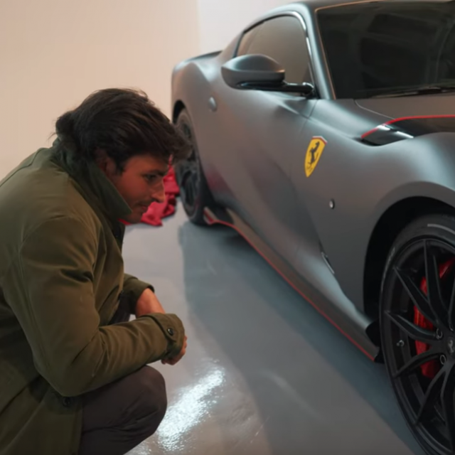 Carlos Sainz i Ferrari 812 Competizione