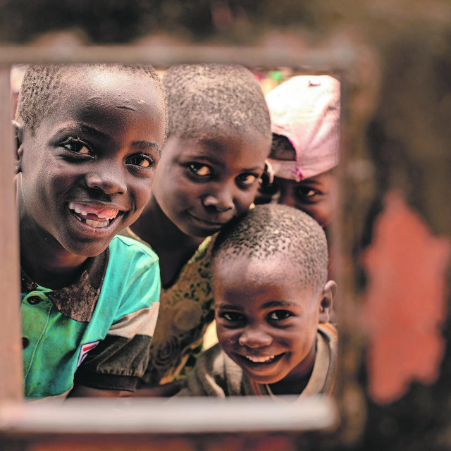 Siromašna četvrt Sinia zambijskom grad Ndoli