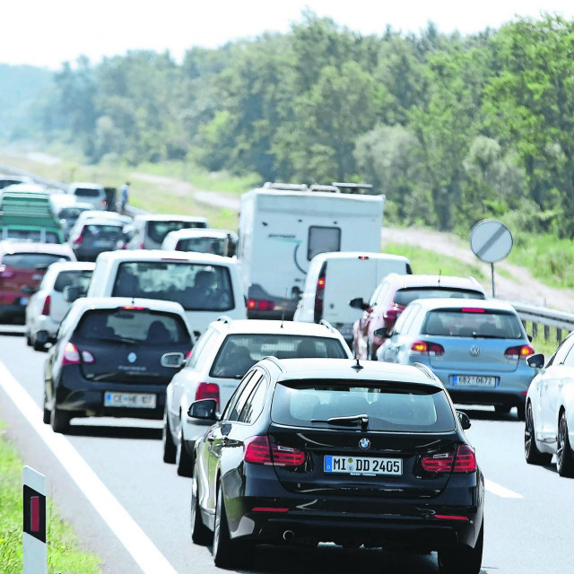 Gužva na zagrebačkoj obilaznici (ilustracija)
 