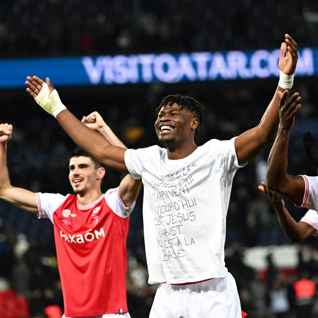 Slavlje igrača Reimsa