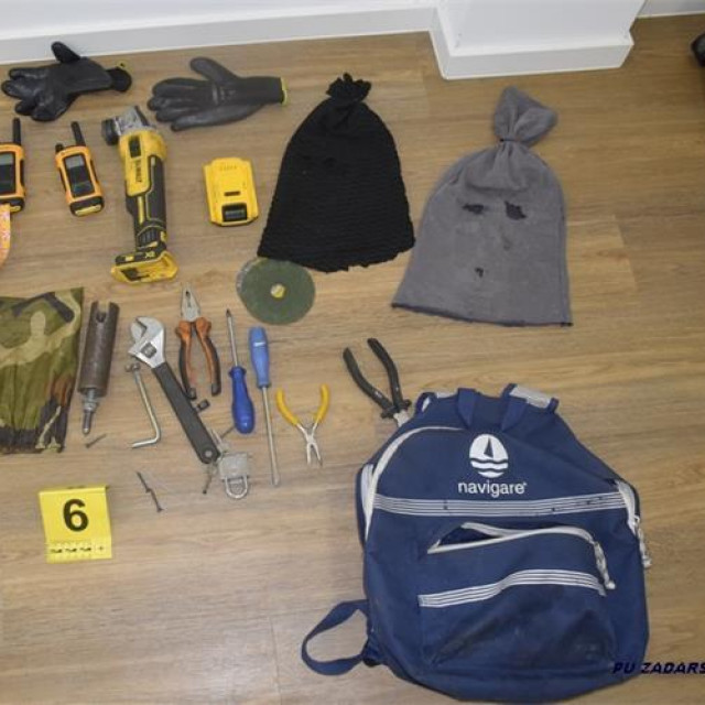 Provalnički alat i plijen