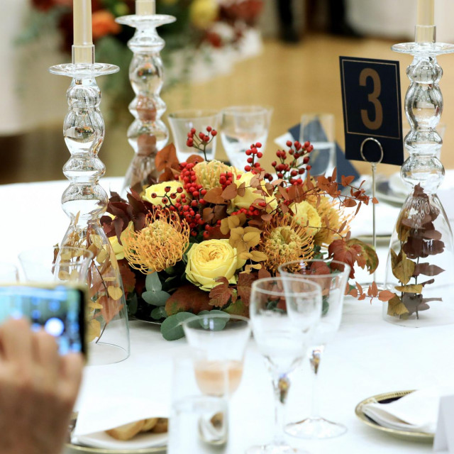 Svečana večera u čast španjolskog kralja Filipa VI i kraljice Letizije u Uredu predsjednika RH