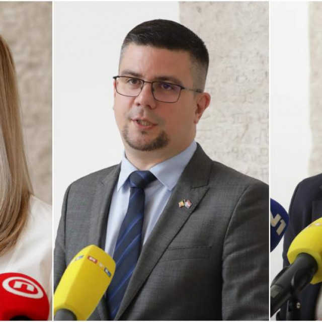Mirela Ahmetović, Domagoj Hajduković i Sandra Benčić
