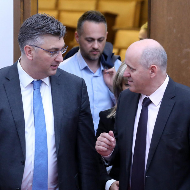 Andrej Plenković i Branko Bačić




 