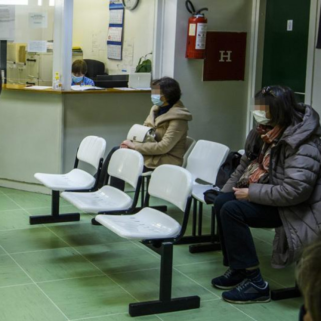 Čekaonica ambulante; ilustracija