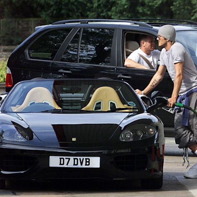 David Beckham i Ferrari 360 Spider