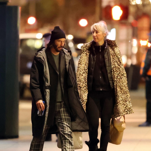 Keanu Reeves i Alexandra Grant