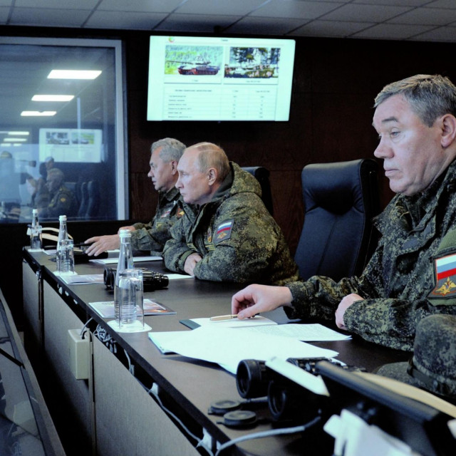 Sergej Šojgu, Vladimir Putin i Valerij Gerasimov