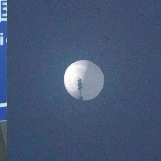 Glasnogovornica Ministarstva vanjskih poslova Kine Mao Ning; balon snimljen iznad SAD-a