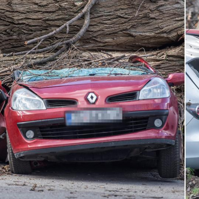 Šteta u Labinskoj ulici u Zagrebu