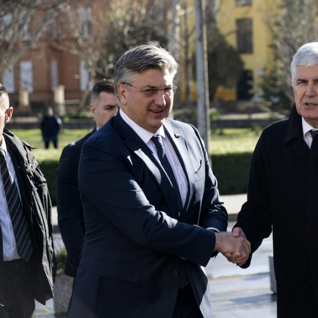 Andrej Plenković i Dragan Čović