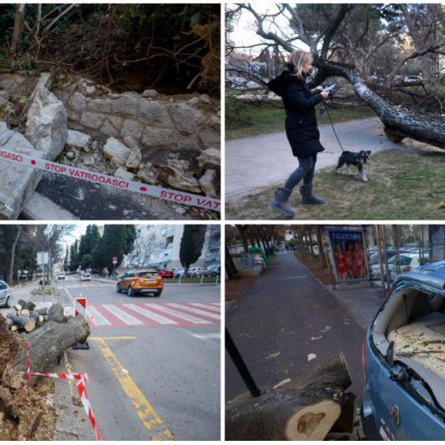 Posljedice nevremena u Splitu
