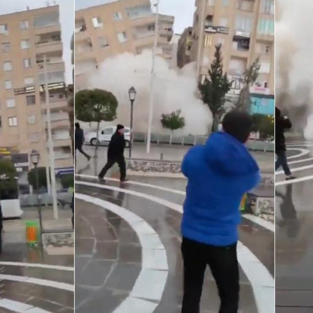 Urušavanje zgrade u gradu Şanlıurfi