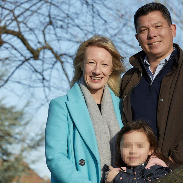 Emma, George i kći Lettie Pattison