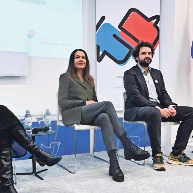 Slijeva nadesno: Tena Šimonović Einwalter, Mirjana Matešić,  Boris Jokić i Snježana Vasiljević