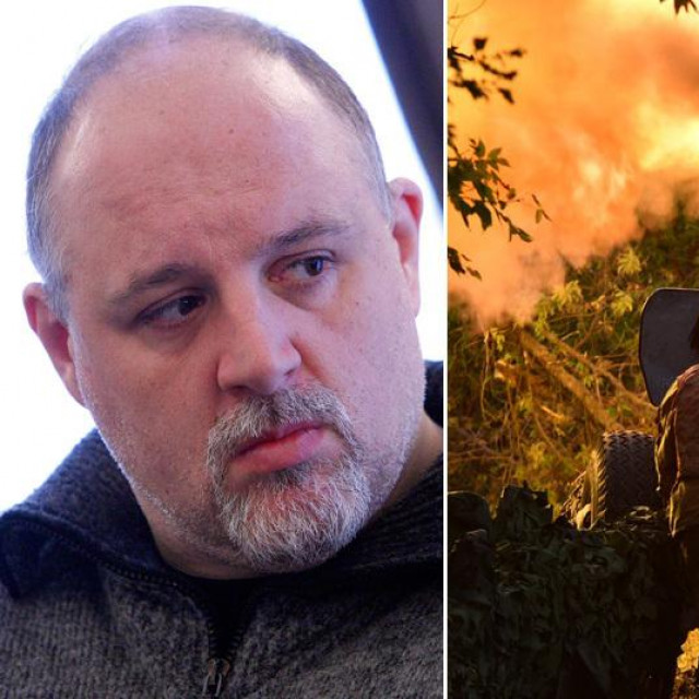 Igor Tabak; pripadnik Wagner grupe puca iz haubice