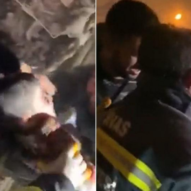 Trogodišnjak izvučen ispod ruševina