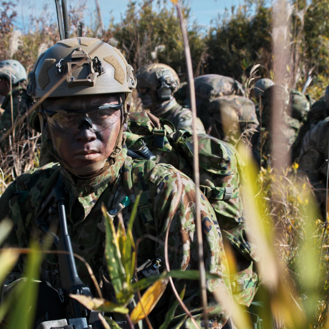 Vježbe japanskih vojnih brigada