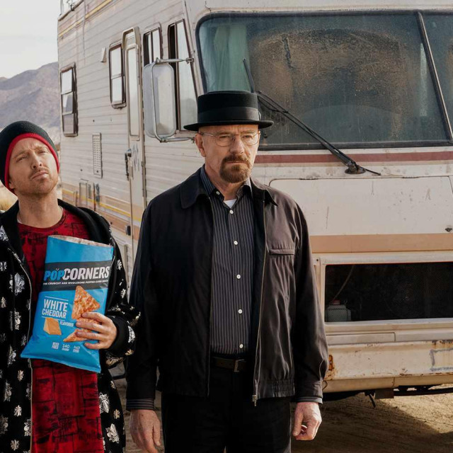 Reklama s likovima iz serije Breaking Bad