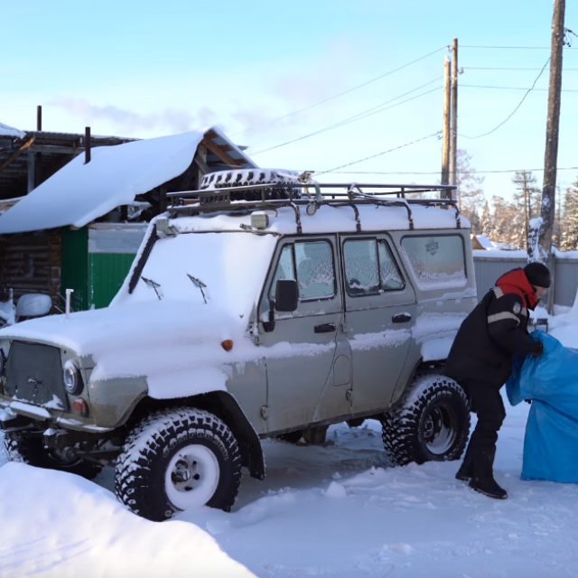 Zaštita automobila u Jakutiji, Sibir