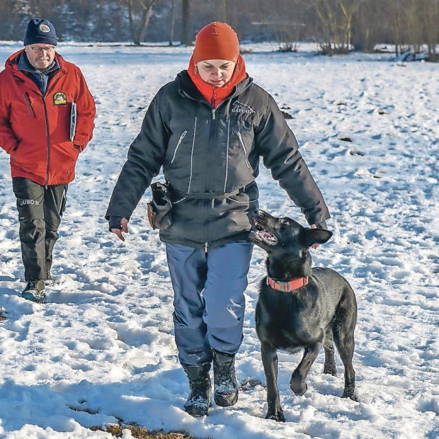 Ovčarka Tesla karakterno je idealna za ono što radi, kaže instruktorica Zvjezdana Kušter
