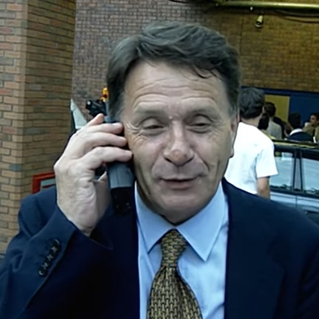 Ćiro Blažević na telefonu