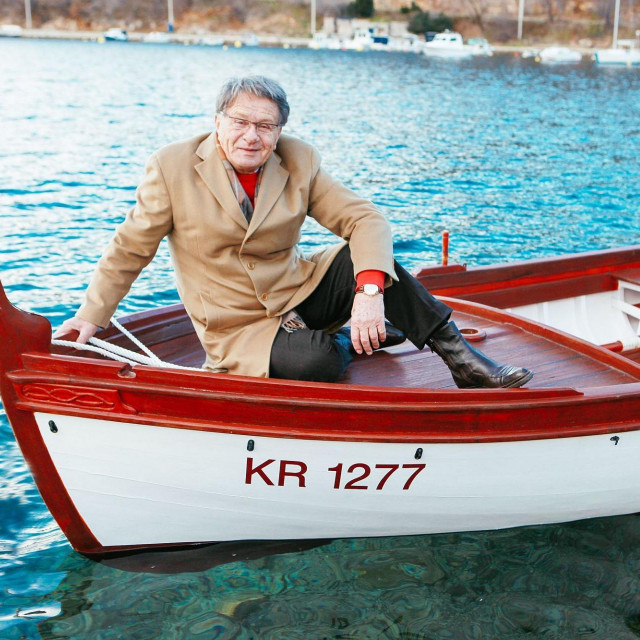 Miroslav Ćiro Blažević oko 80. rođendana u Kraljevici