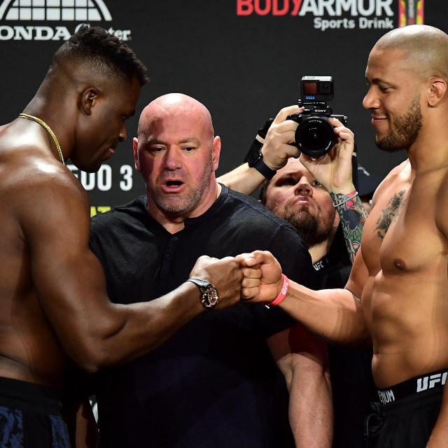 Francis Ngannou i Ciryl Gane 