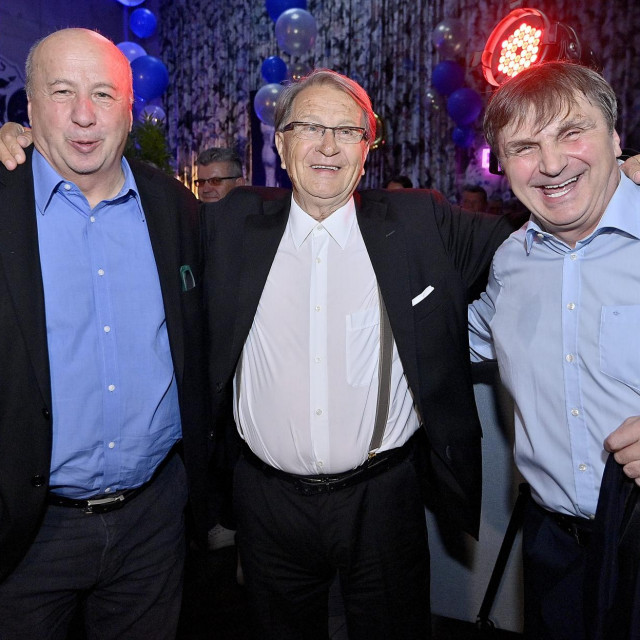 Velimir Zajec, Miroslav Ćiro Blažević i Marko Mlinarić