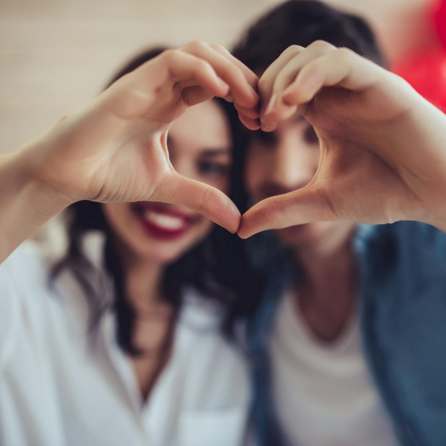 Celebrating Saint Valentine‘s Day.